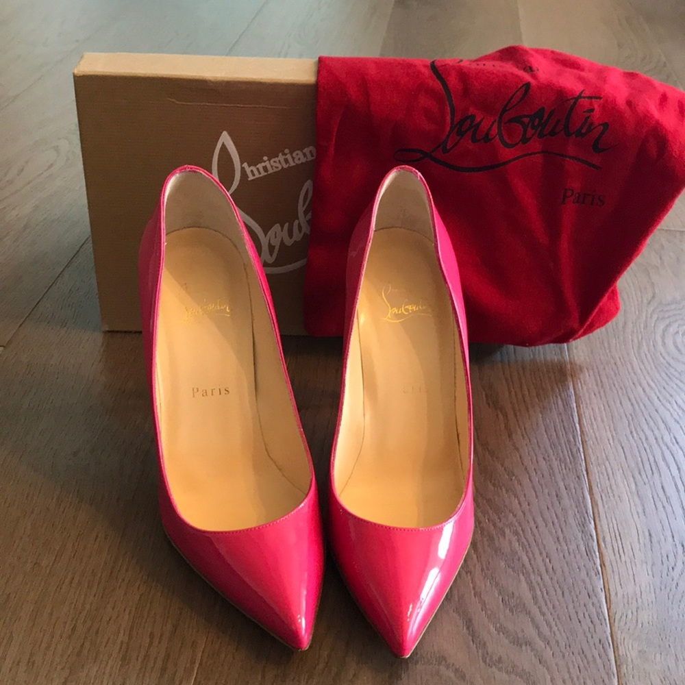 Christian Louboutin pink heels